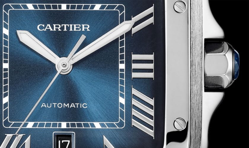 Cartier Santos Gradient Blue Dial