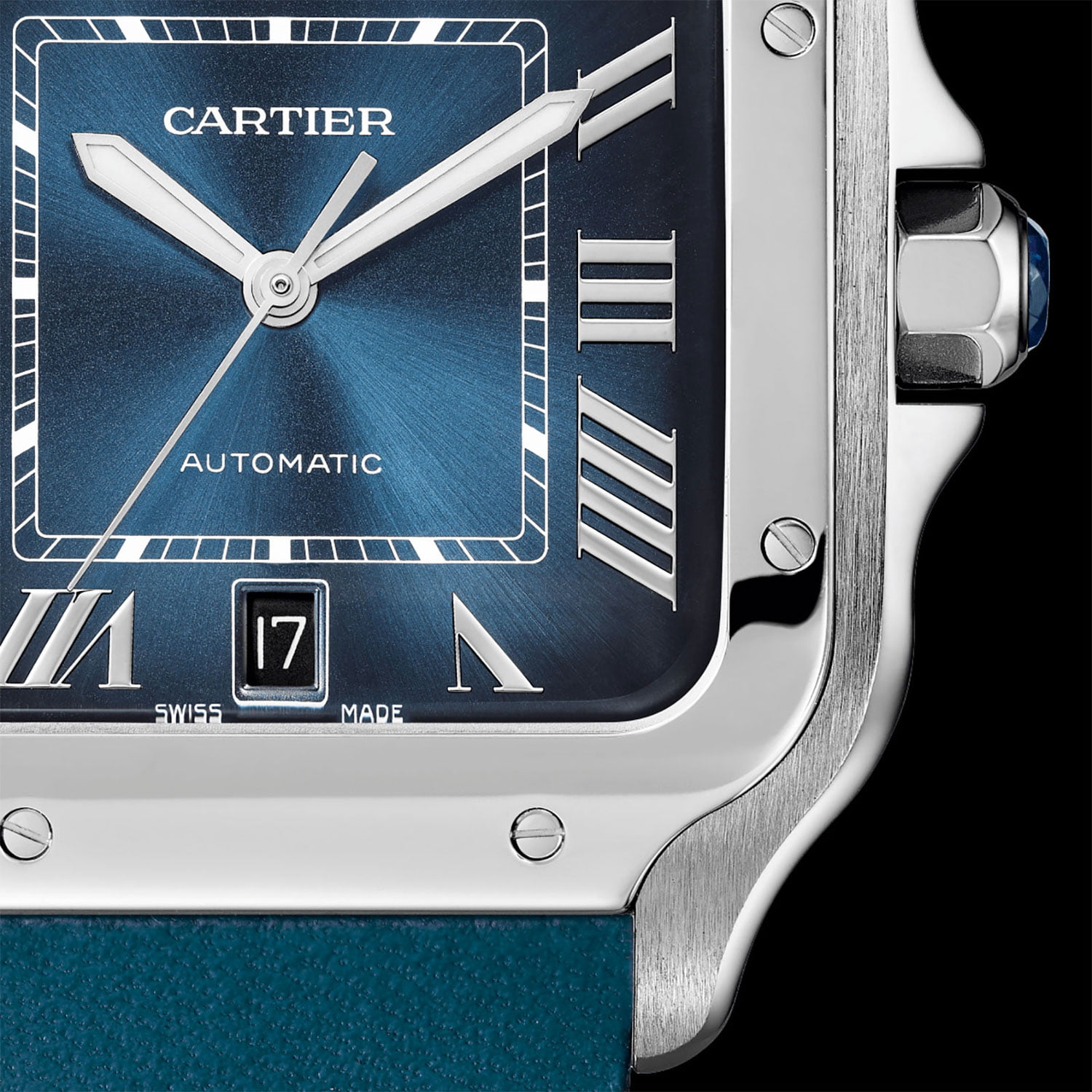 Cartier Santos Gradient Blue Dial
